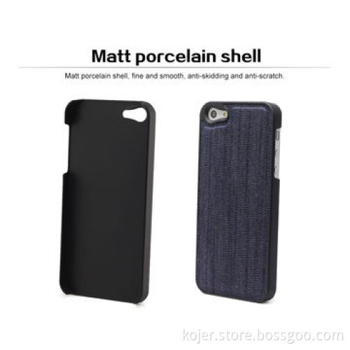 2-in-1 Separable Denim Series Mobile Phone Case for iPhone 5